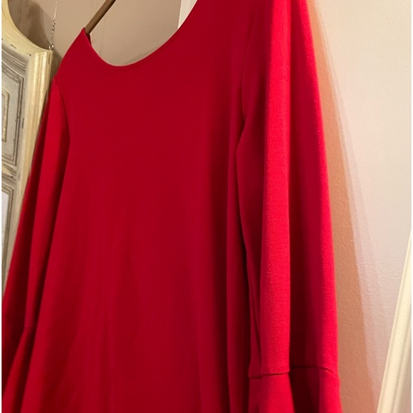 RED A-Line Dress Large - Picture 4 of 9